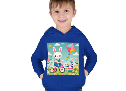 Breezy Meadow Ride Toddler Pullover Fleece Hoodie