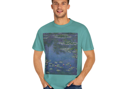 Water Lilies by Claude Monet Unisex Garment-Dyed T-shirt