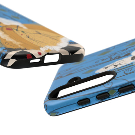 🎭🌹 The Lady At The Masquerade Gates Phone Case – Art Deco Fashion Illustration