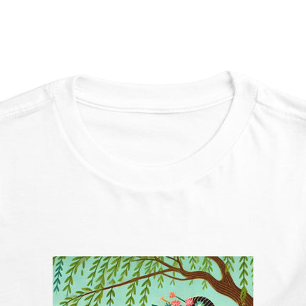 Sparrow Dance Geisha Fairy Toddler Short Sleeve Tee