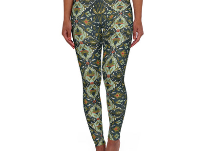 Ornamental Tiles (Pl. 4) from the Afghan Boundary Commission High Waisted Yoga Leggings (AOP)