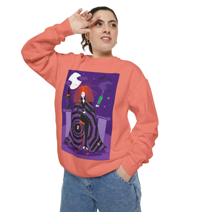 Mystic Elegance Unisex Garment-Dyed Sweatshirt