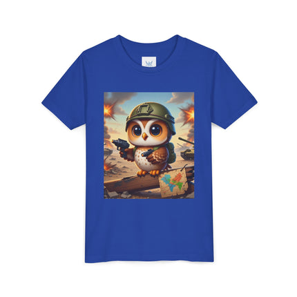 Owl on the Front Lines Youth Short Sleeve Tee