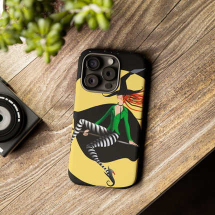 A Witch’s Moonlit Flight Phone Cases