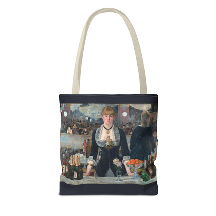 A Bar at the Folies-Bergère by Edouard Manet Tote Bag (AOP)