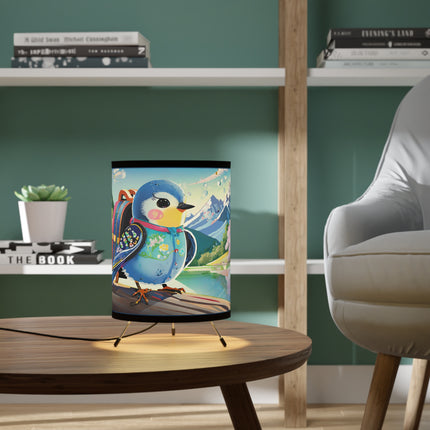 Baby Bluebird Tripod Lamp