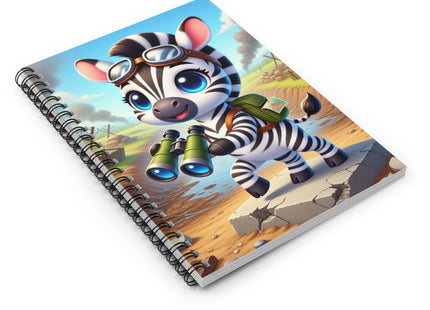 Zebra Lookout Spiral Notebook - Ruled Line