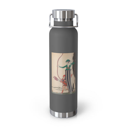 L'Arc Rouge by George Barbier Copper Vacuum Insulated Bottle, 22oz