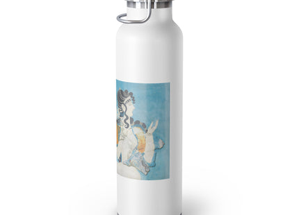 Reproduction of Ladies in Blue by Emile Gilliéron Copper Vacuum Insulated Bottle, 22oz