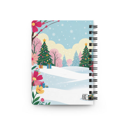 🦜🦚 The Winter Aviary Gathering Spiral Notebook – Whimsical Holiday Fantasy
