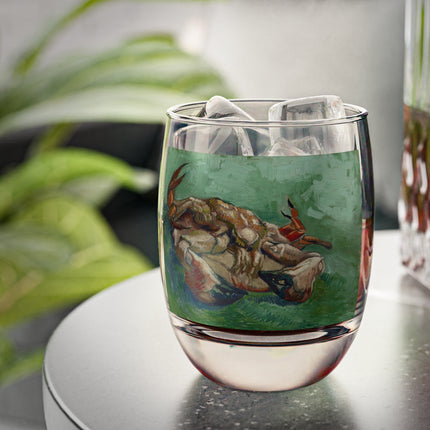 Crab on its Back by Vincent Van Gogh Whiskey Glass