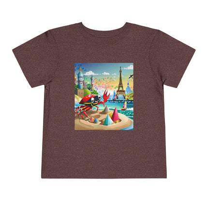 Crab Architect Toddler Short Sleeve Tee