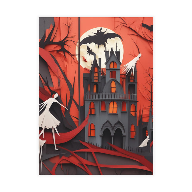 Halloween Night Scene Postcard Bundles (envelopes included)