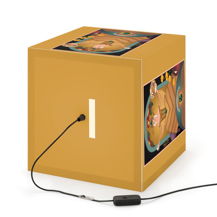 June & Pearl, Alexandrite Zodiac Light Cube Lamp