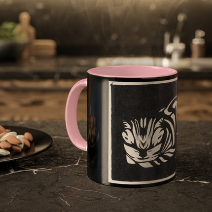 December (Cat Lying) by Anna Julia de Graag Colorful Mugs, 11oz