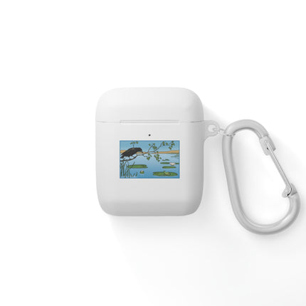 The Crow and the Frog – Enchanting Nature Art AirPods Case