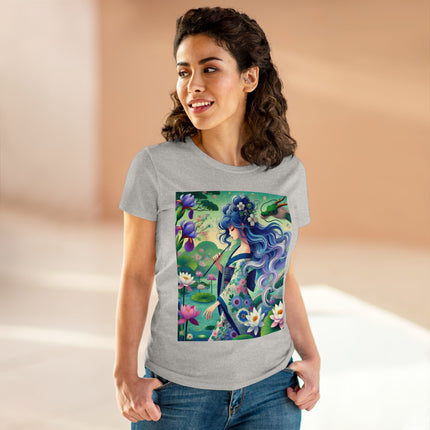 Fairy of the Koi Pond Cotton Tee