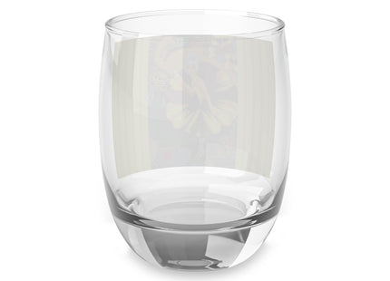Enchanted Pansy Elegance Whiskey Glass