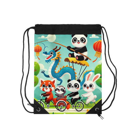 The Little Dragon and Friends Drawstring Bag – Friendship, Adventure & Storybook Charm