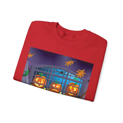 Whimsical Halloween Mischief Unisex Heavy Blend™ Crewneck Sweatshirt