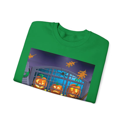 Whimsical Halloween Mischief Unisex Heavy Blend™ Crewneck Sweatshirt