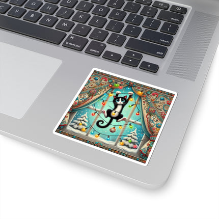 Mischief in Tinselland Kiss-Cut Stickers (4 Sizes)