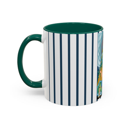 Art Deco Christmas Elegance Colorful Mugs (11oz, 15oz)