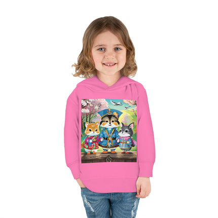 Fluffy Explorers Toddler Pullover Fleece Hoodie