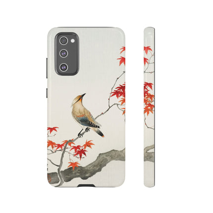 Japanese Bird on Maple by Ohara Koson Phone Cases