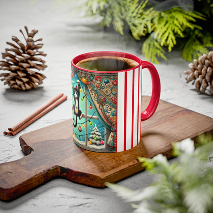 Mischief in Tinselland Colorful Mugs (11oz, 15oz)