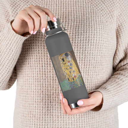 The Kiss by Gustav Klimt Copper Vacuum Insulated Bottle, 22oz