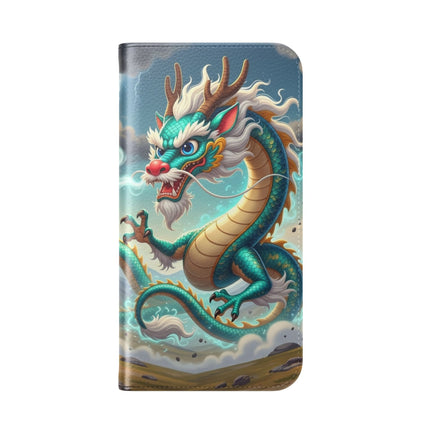 🐉⚡ The Tibetan Dragon in Battle Flip Case – Power, Motion & Mythic Energy