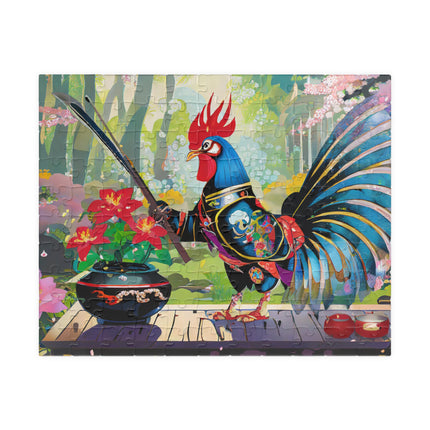 Cyberpunk Rooster Puzzle (110, 252, 520-piece)