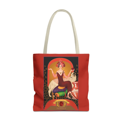 Astrology Gem Series: January & Garnet Tote Bag
