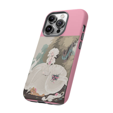 Rococo Garden Reader Phone Case – Whimsical Elegance & Timeless Charm