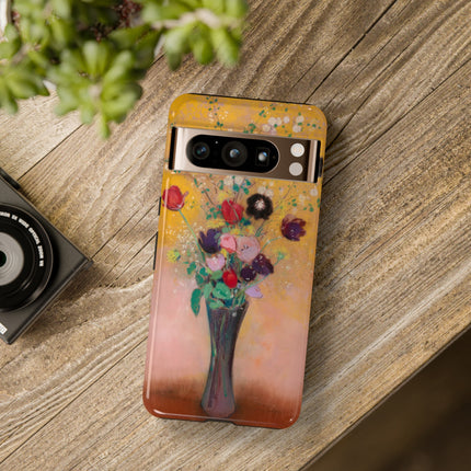 Vase of Flowers by Odilon Redon Phone Cases