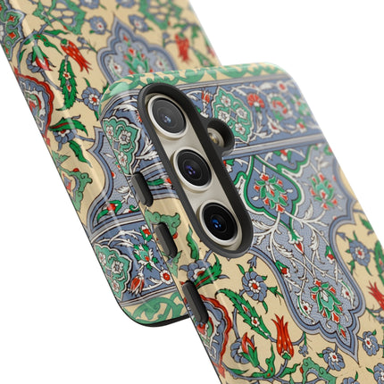 Arabic Art Pattern, Plate by Emile Prisse d’Avennes Phone Cases
