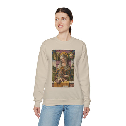 Madonna and Child by Carlo Crivelli Heavy Blend™ Crewneck Sweatshirt
