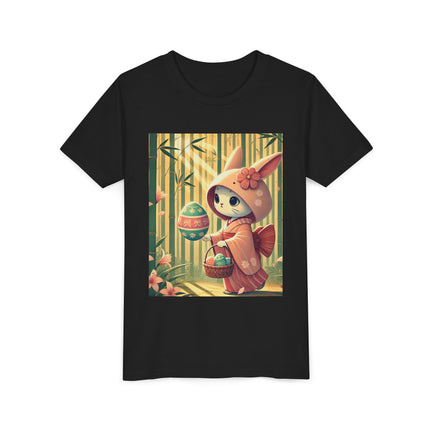 Geisha Kitten’s Easter Stroll Youth Short Sleeve Tee