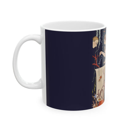 L'Etourdissant Petit Poisson (The Dazzling Little Fish) by George Barbier Ceramic Mug 11oz