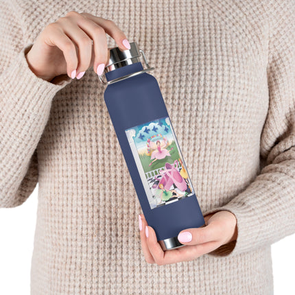 Graceful Enchantment Copper Vacuum Insulated Bottle, 22oz
