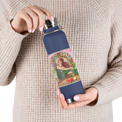 Siren Serenade by Carlo Chiostri Copper Vacuum Insulated Bottle, 22oz