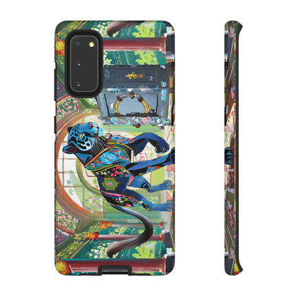 Cyber Panther's Hunt Phone Cases