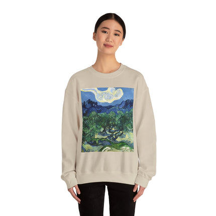 Olive Trees by Vincent Van Gogh Unisex Heavy Blend™ Crewneck Sweatshirt
