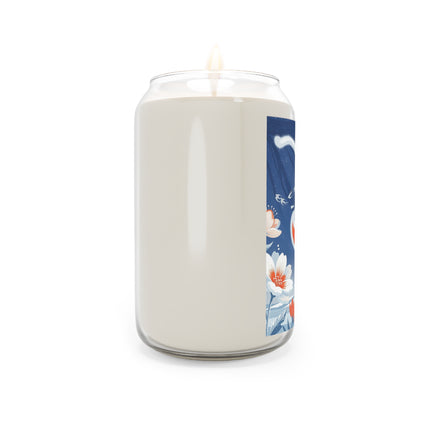 ❄️⛸️ The Winter Skater’s Flight Scented Soy Candle – Art Deco Floral Fantasy