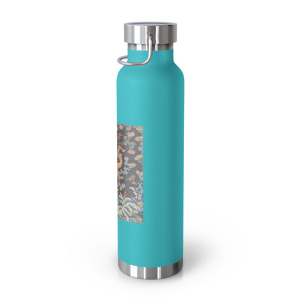 Rank Badge with Dragon with Deer Hooves Copper Vacuum Insulated Bottle, 22oz