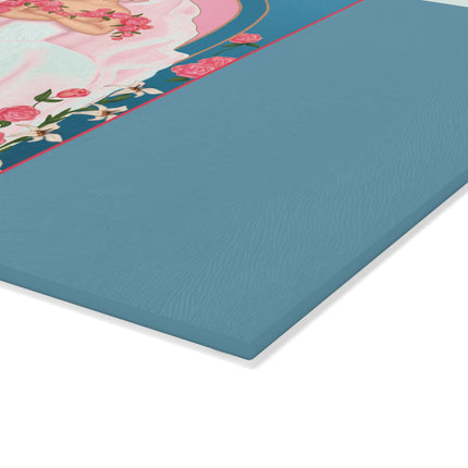 August & Peridot Zodiac Glass Cutting Board