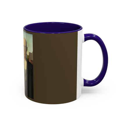 American Gothic by Grant Wood Colorful Mugs (11oz, 15oz)