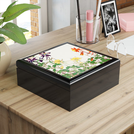 Aquilegia Flower by Tanigami Kônan Jewelry Box
