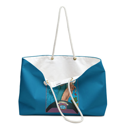 March & Aquamarine (Gem Series) by Sofia Chiostri Weekender Bag